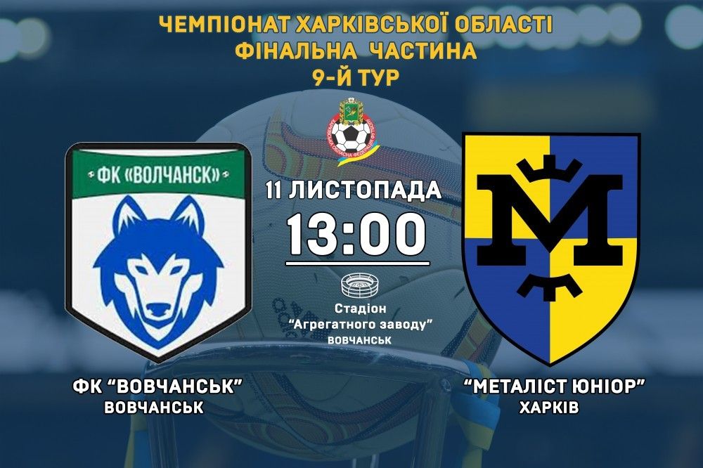 ФК "Вовчанськ" - "Металіст Юніор" - 2:0. Статистика матчу