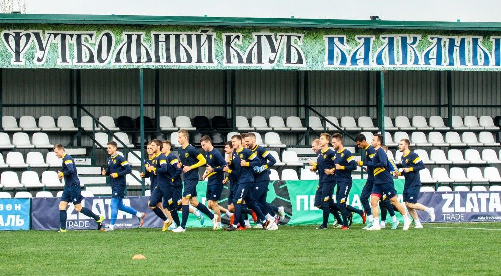 "Балкани" - "Металіст 1925". Передматчеве тренування "жовто-синіх"