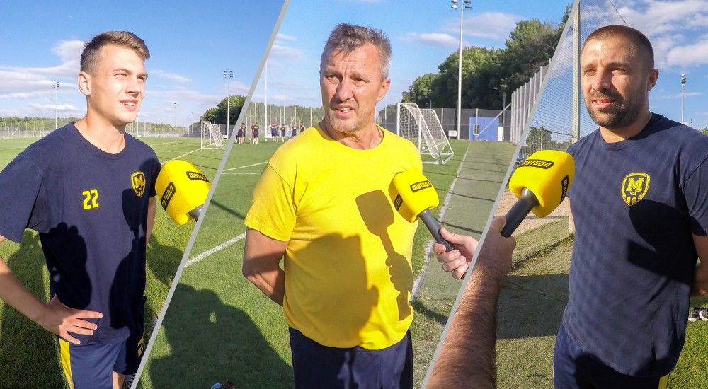 В'ячеслав Хруслов, Дмитренко та Кольцов про підготовку до матчу з "Прикарпаттям"