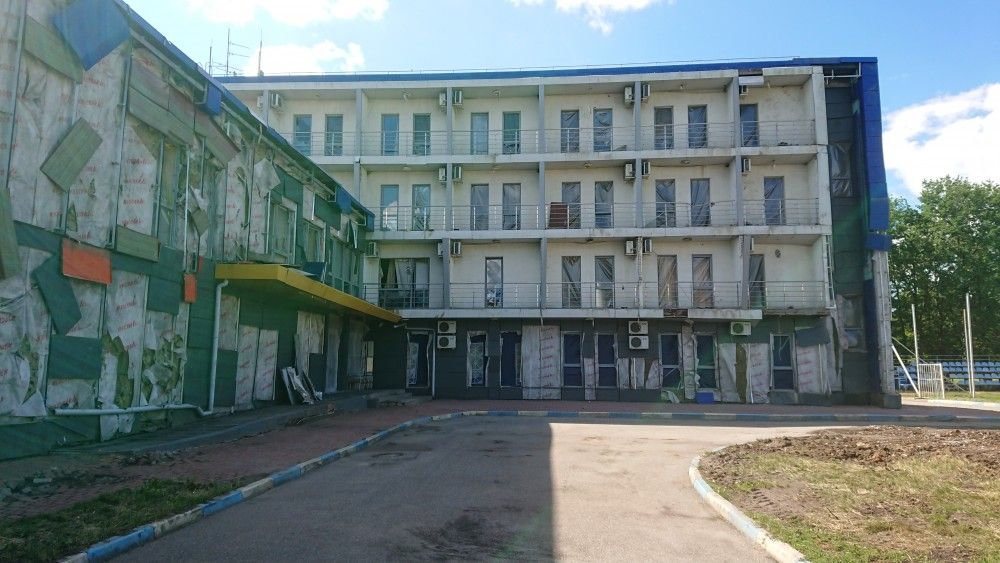На НТЦ частково привели до ладу територію та приміщення