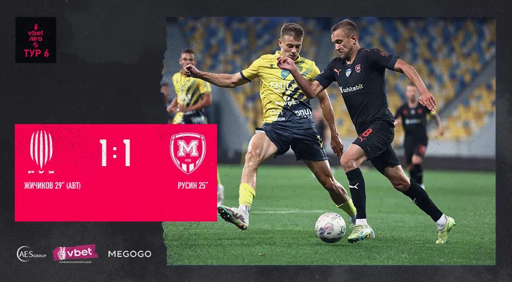 "Рух" - "Металіст 1925" - 1:1