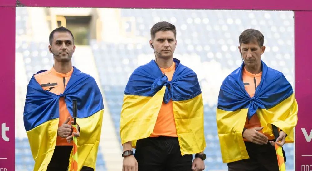 Роман Блавацький - арбітр матчу "Минай" - "Металіст 1925"