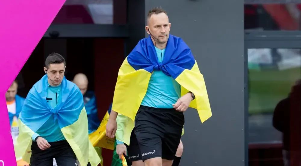 Віталій Романов - арбітр матчу "Металіст 1925" - "Оболонь"