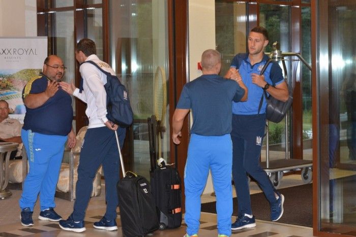 Ашот Худаев и Борис Кузьмин в национальной сборной Украины