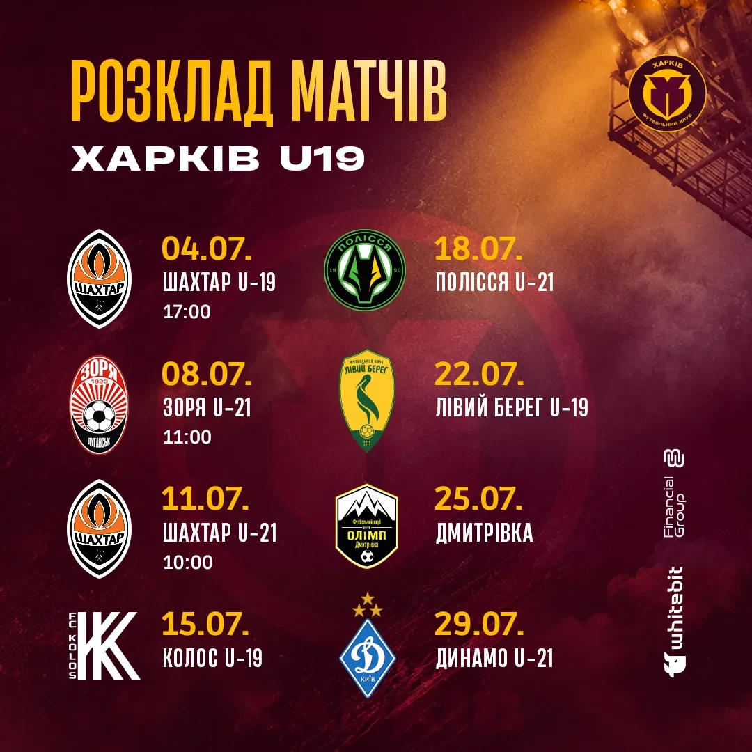 План підготовки "Харкова" U-19